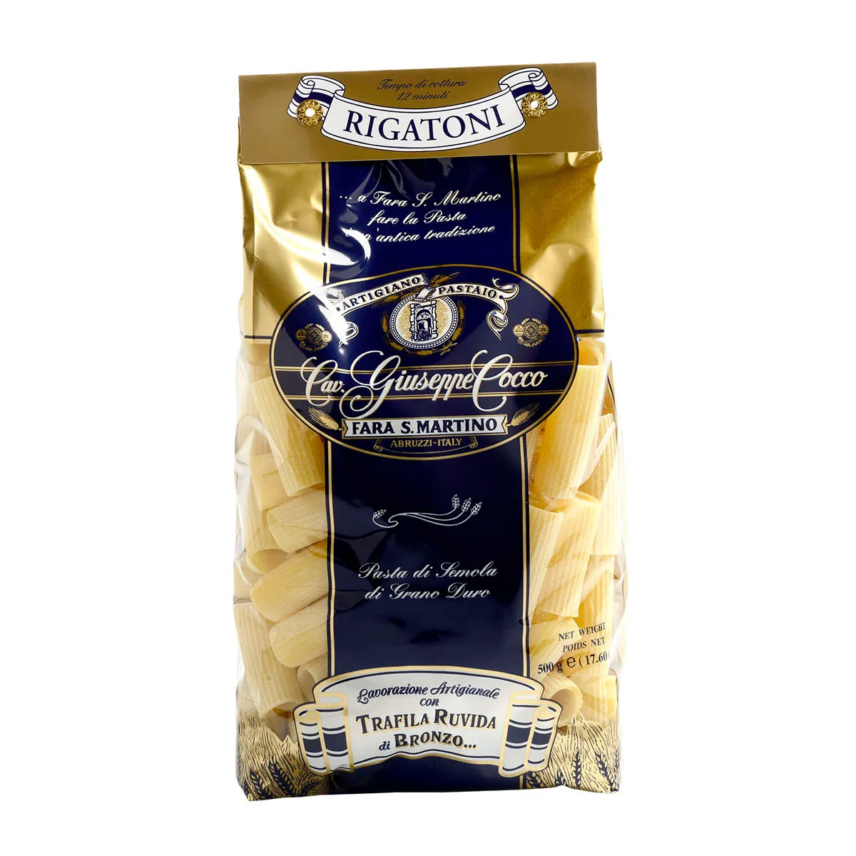Macarrão Fara S Martino Rigatoni 500 Grs