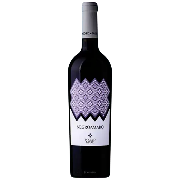 Vinho Tinto Italiano Poggio Maru Negroamaro Garrafa 750ml