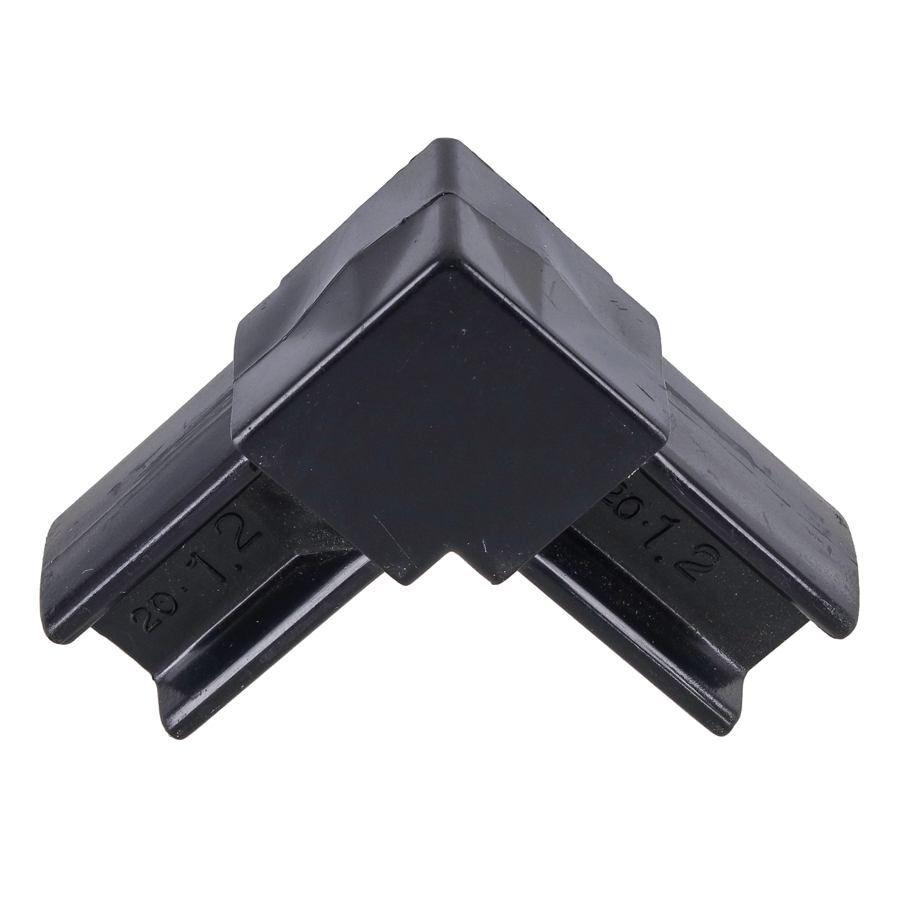 Conexão PVC 2 Saídas 20x20mm Preto