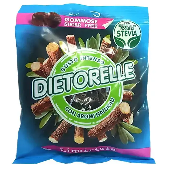 Bala De Goma Alcacuz Vegana Dietorelle 70g