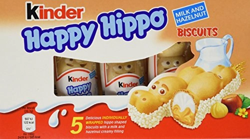 Kinder Happy Hippo Hazelnut, Case, 10x 20.7g X 5 50 Pcs