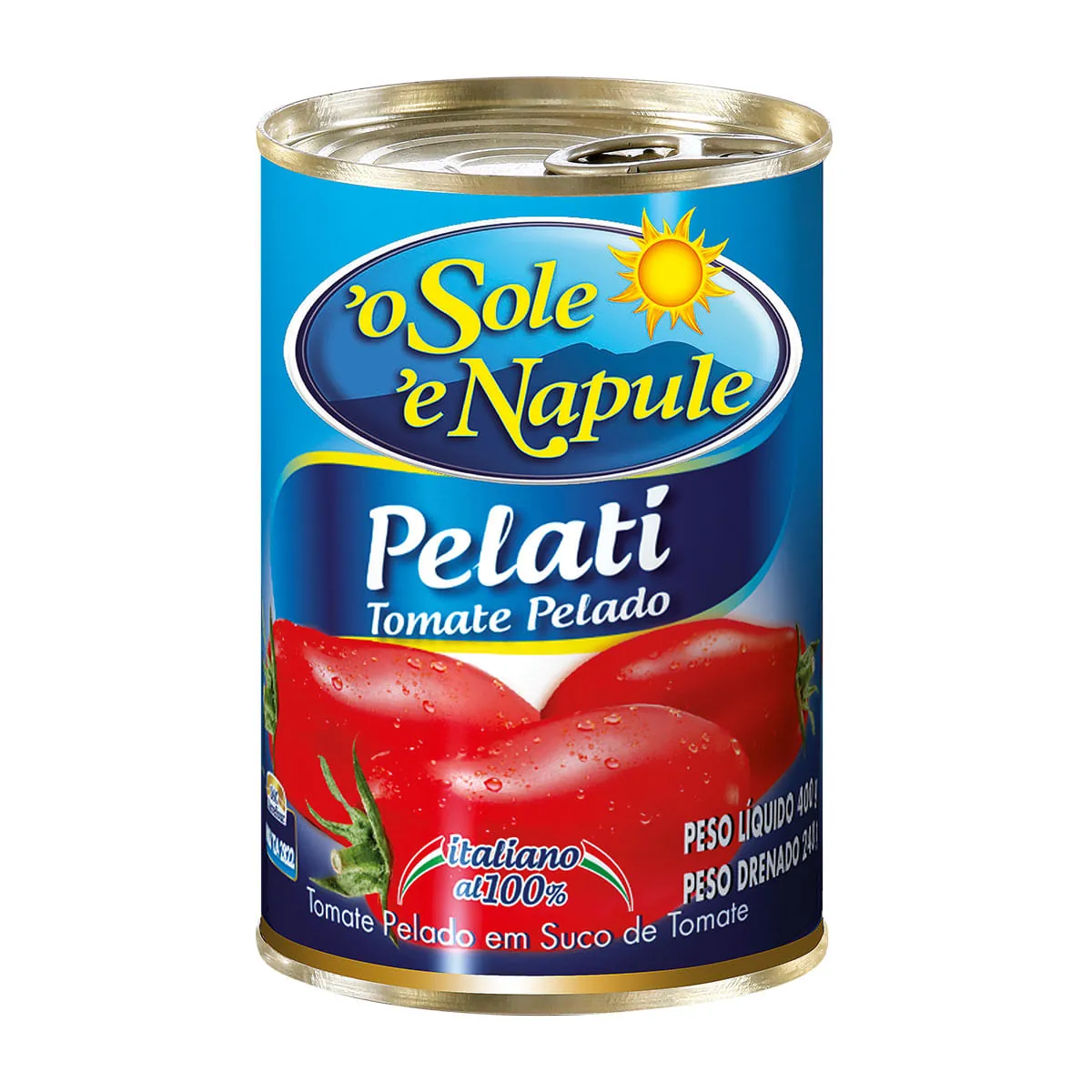 Tomate Pelado O Sole E Napule 400g Inteiro