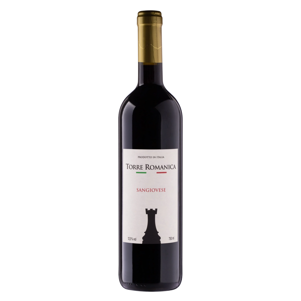 Vinho Italiano Tinto Seco Torre Romanica Sangiovese Terre Di Chieti Garrafa 750ml