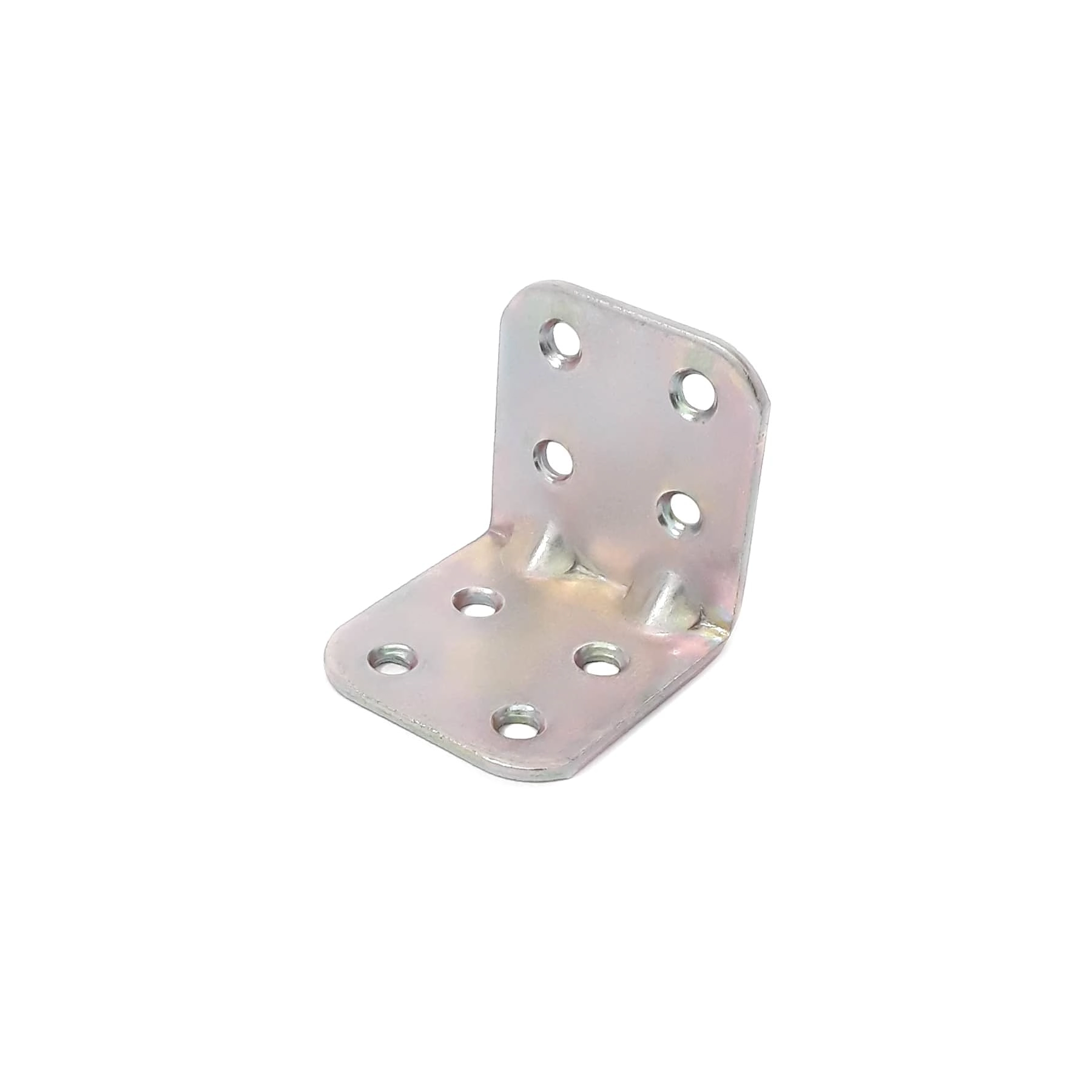 Placa de Junção para Móveis 30x30x2mm Abas Iguais Aço Galvanizado 2peças