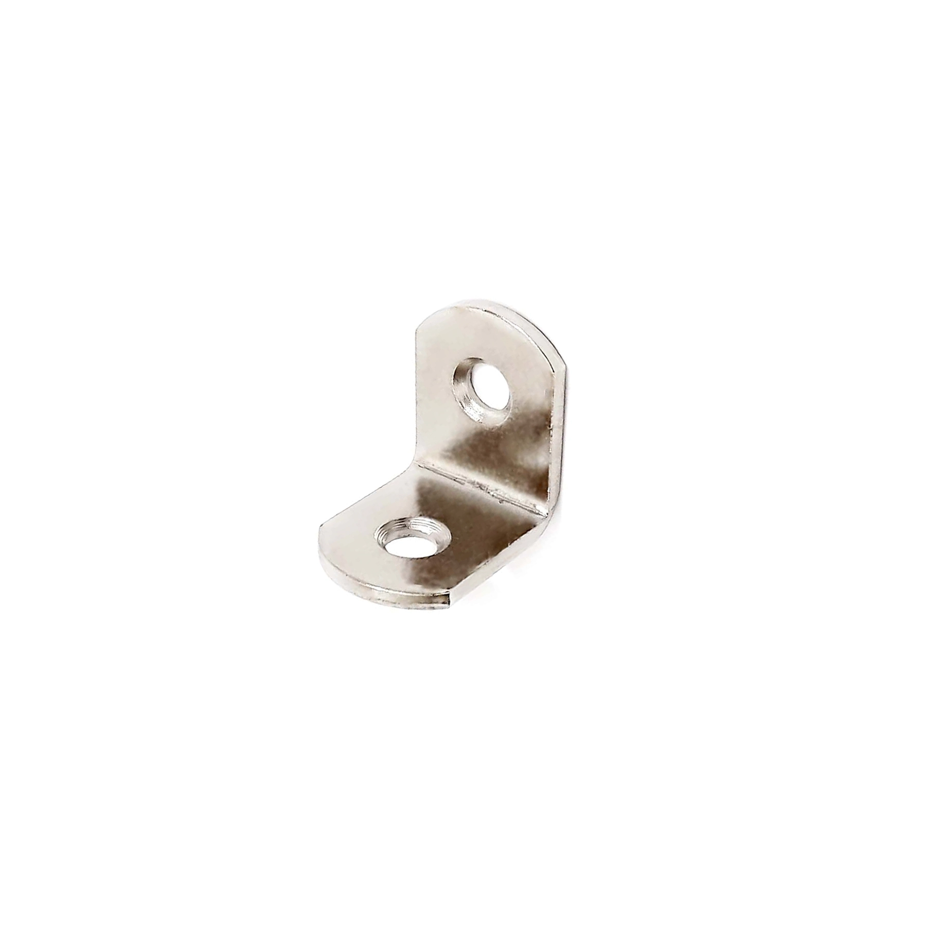 Suporte para Prateleira de Madeira Parafusar 20x20mm Prata 4 peças