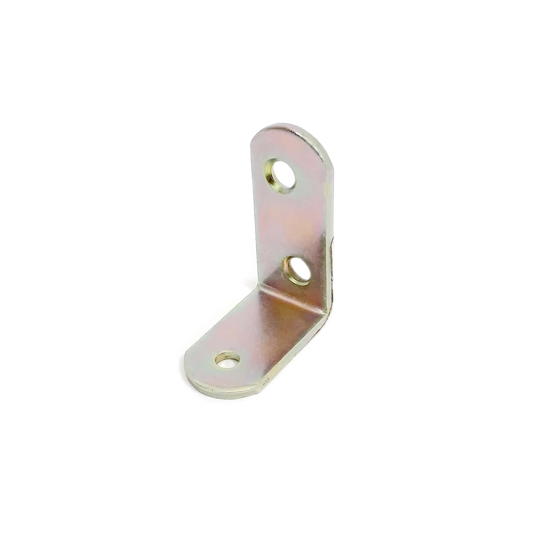 Cantoneira Abas Desiguais Aço 35x25x2mm Dourado 2 peças