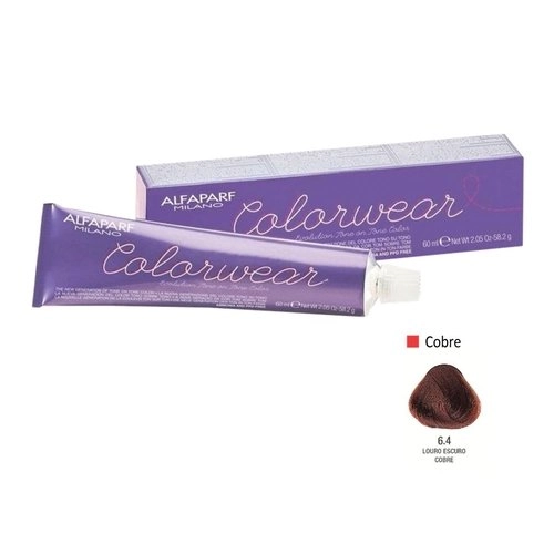 Tonalizante Color Wear 58,2g 6.4 Louro Escuro Cobre Alfaparf