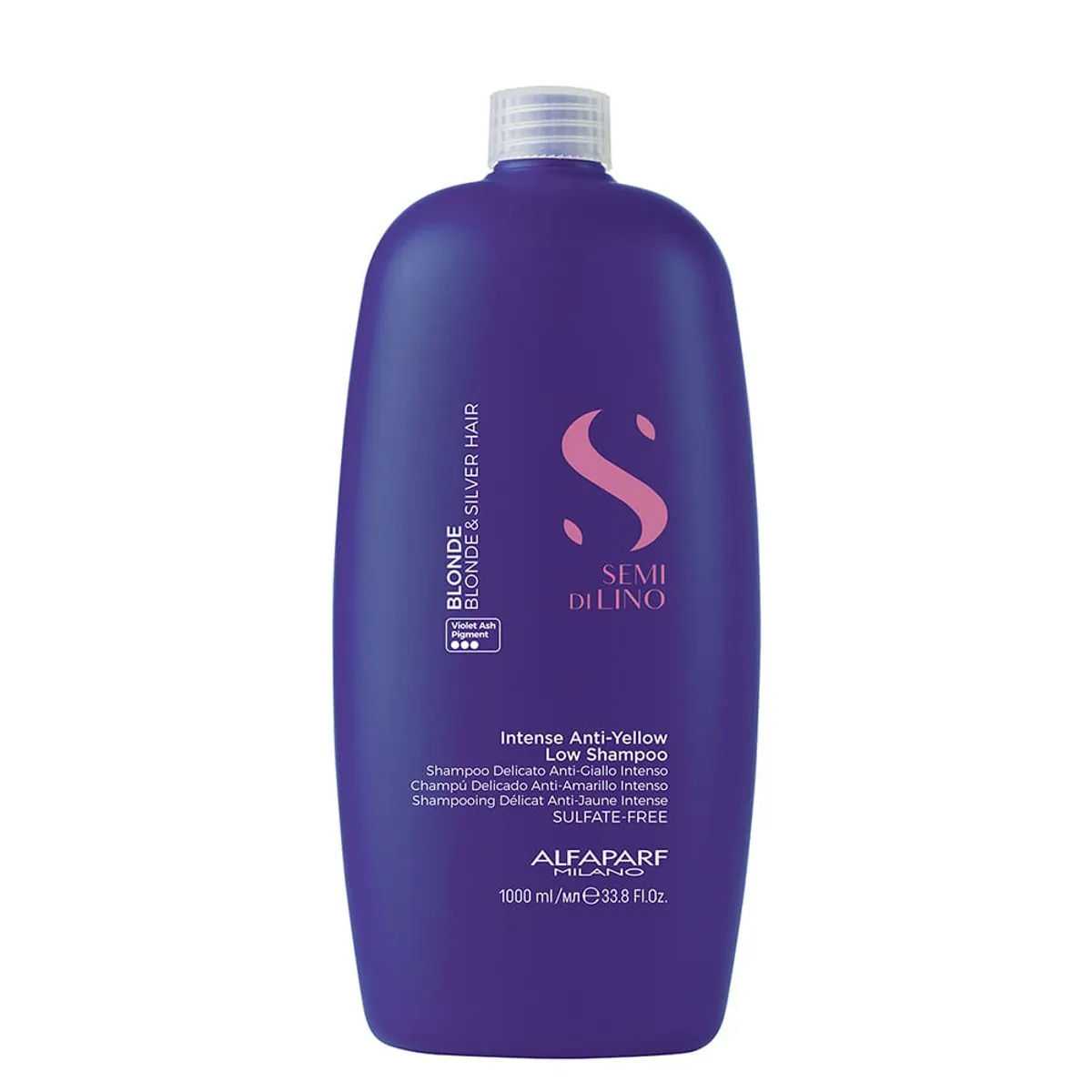 Shampoo Alfaparf Milano Professional Professional Semi Di Lino Blonde Anti-Yellow 1000 ml