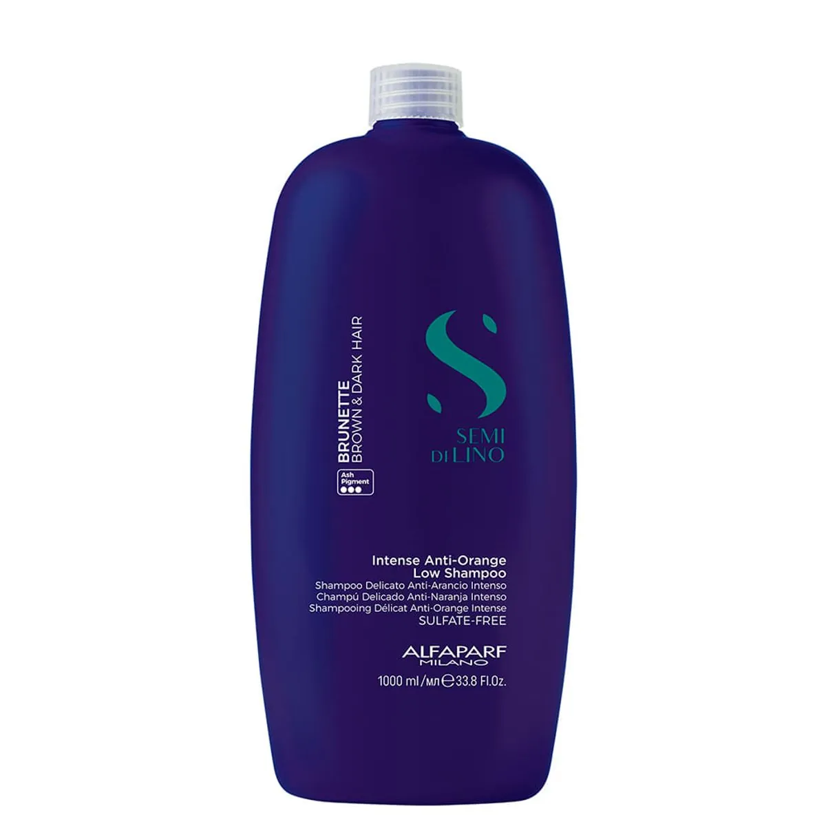 Shampoo Alfaparf Milano Professional Professional Semi Di Lino Brunette Anti-Orange 1000 ml
