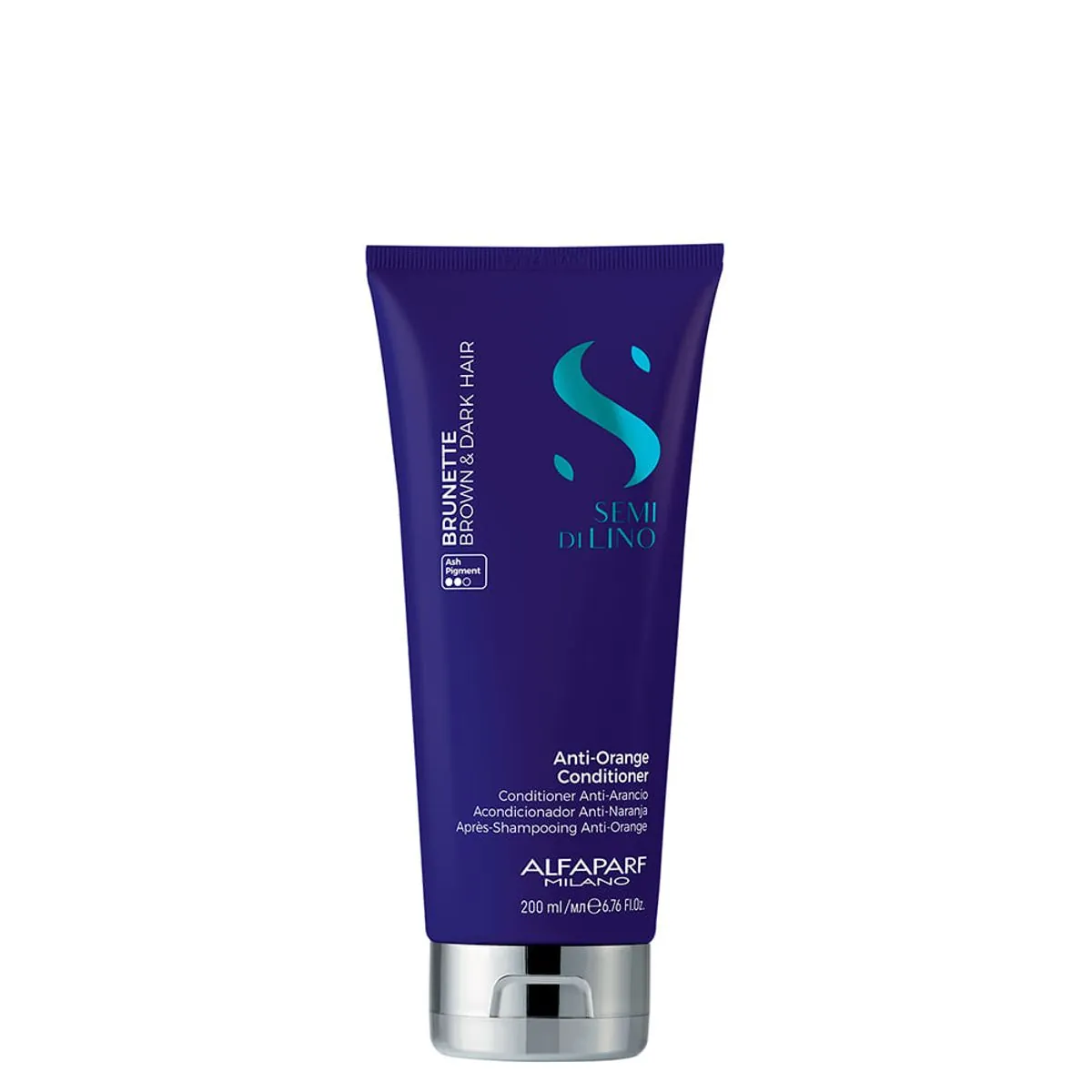 Alfaparf Milano Semi Di Lino Brunette Anti Orange Conditioner For Brown, Chestnut And Dark Hair Para