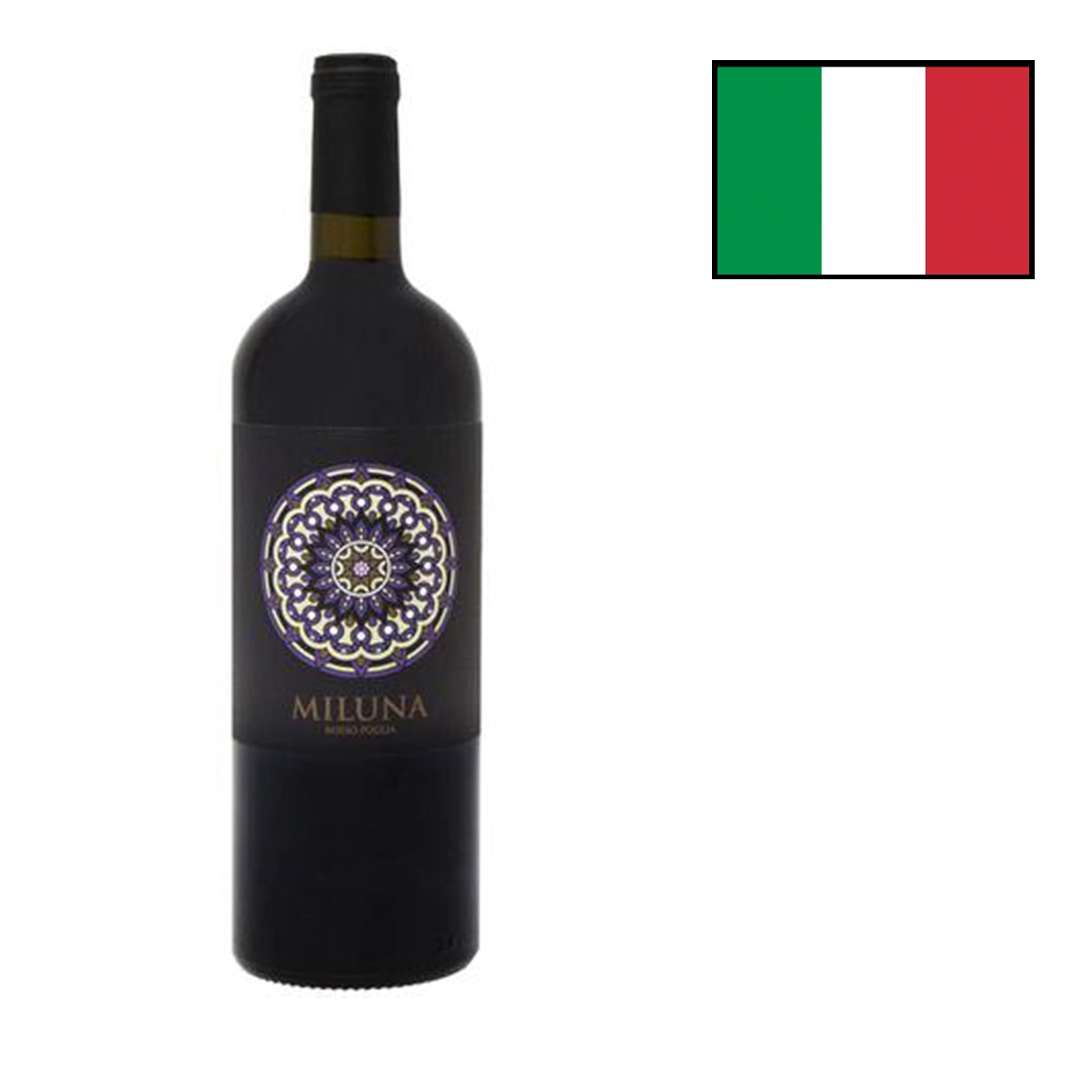 VINHO MILUNA PUGLIA ROSSO 2019 750ML