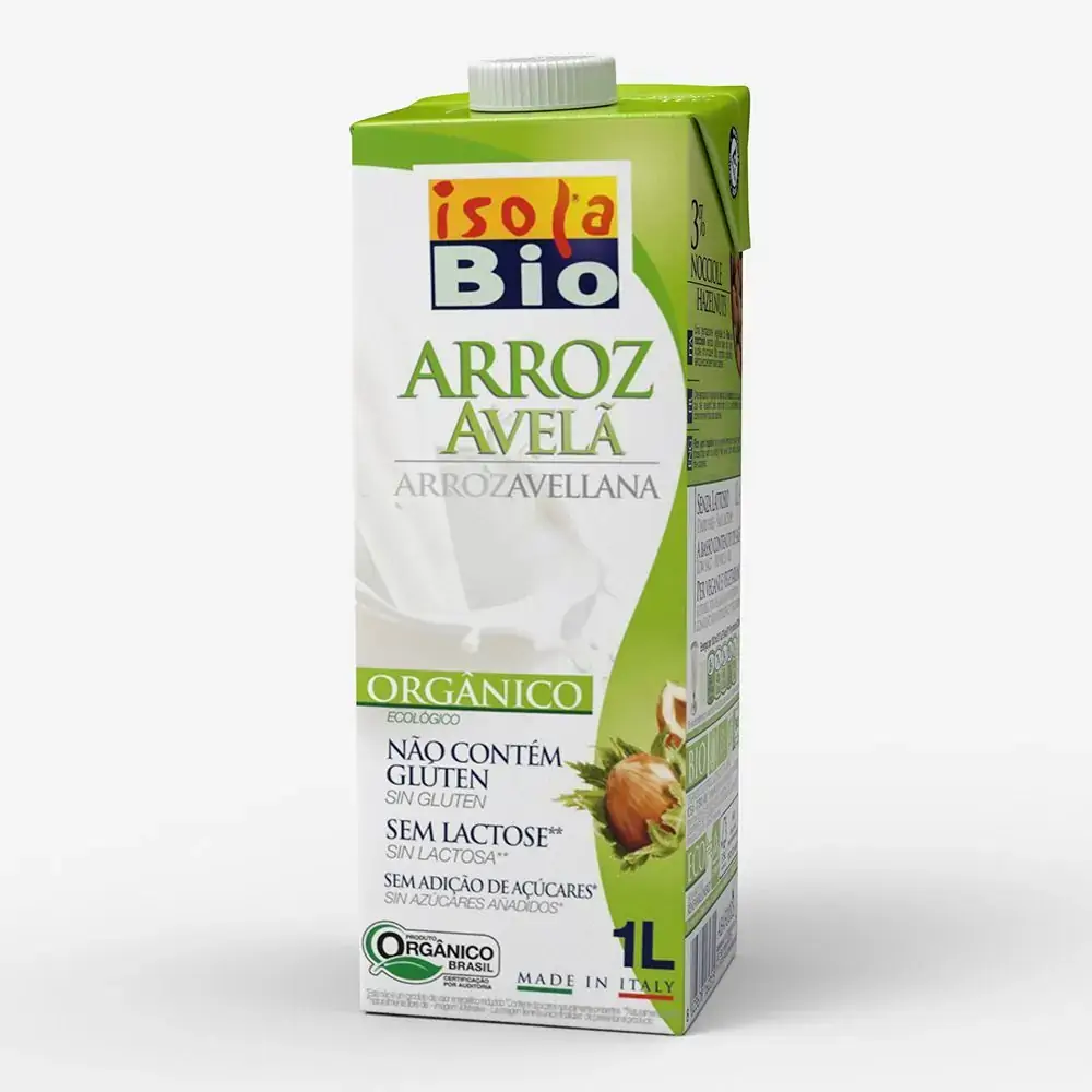 Bebida De Arroz Com Avelã Isola Bio