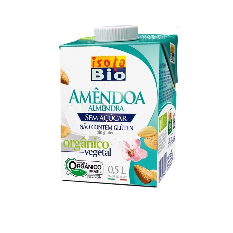 Bebida De Amendoa S Açucar 500ml Isola Bio Alimentos