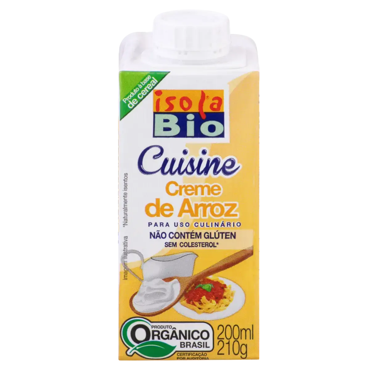 Creme De Arroz Orgânico Isola Bio Cuisine Caixa 200ml
