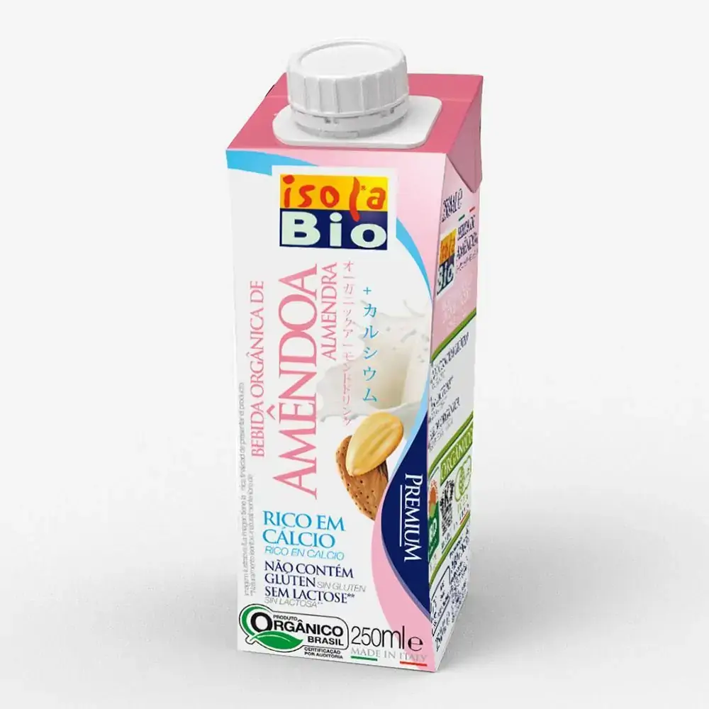 Bebida De Amendoas Rico Em Calcio 250ml Isola Bio