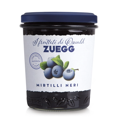 Geleia De Mirtilo Negro Zuegg Embalagem 330g