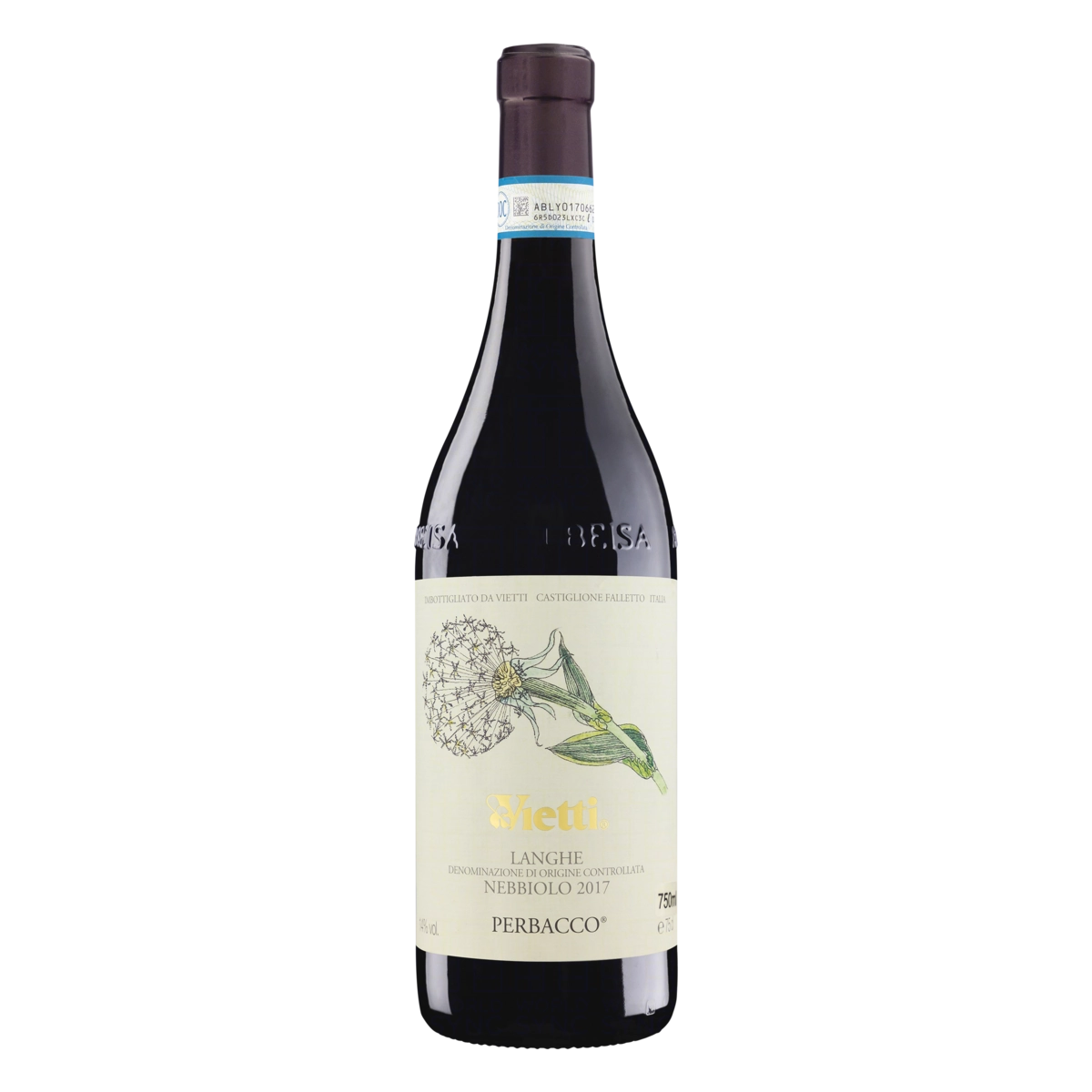 Vinho Italiano Tinto Seco Vietti Perbacco Nebbiolo Langhe Garrafa 750ml