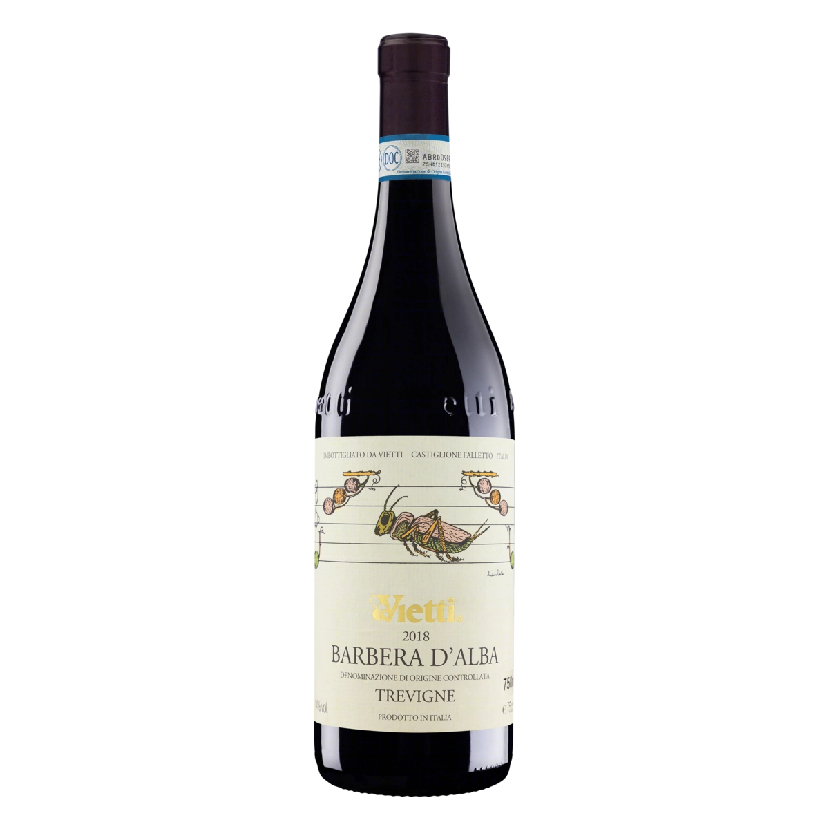 Vinho Italiano Tinto Seco Vietti Trevigne Barbera Dalba Garrafa 750ml