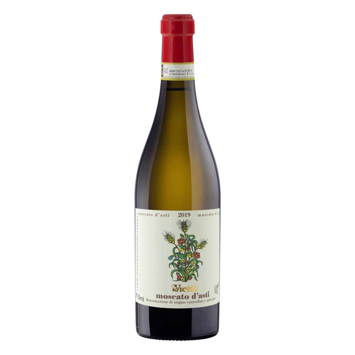 Vinho Italiano Branco Frisante Fino Doce Vietti Moscato Dasti Garrafa 750ml