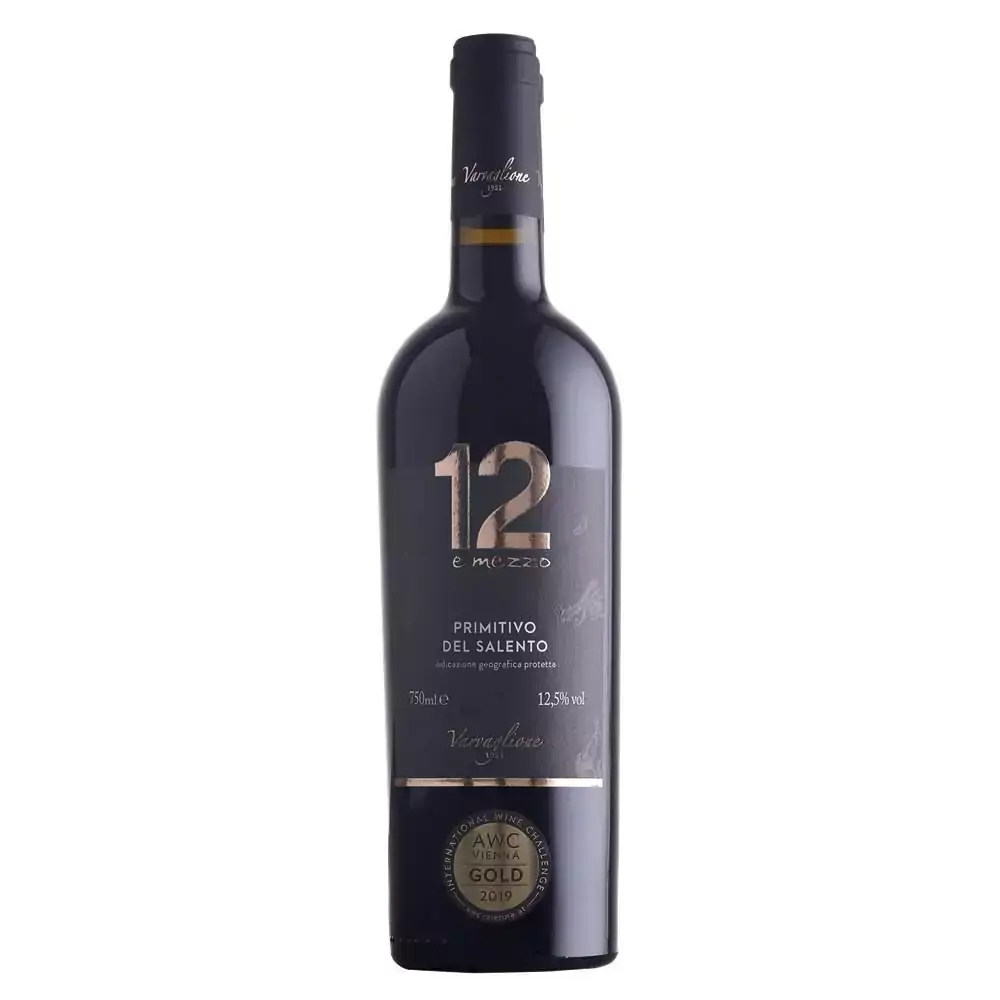 Vinho 12 e Mezzo Primitivo del Salento IGP 750ml