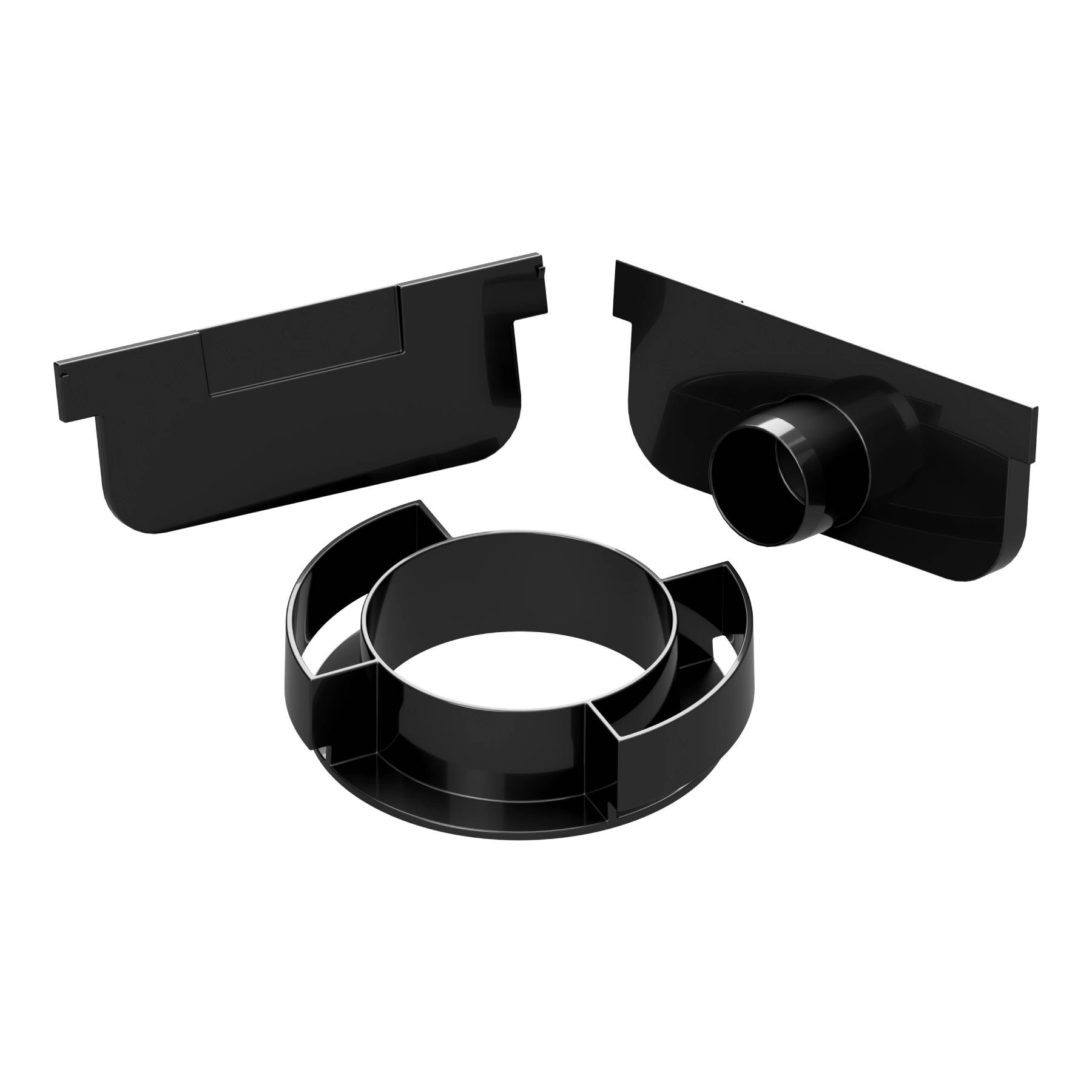 KIT Tampas Easyline Saída Vertical para Canaleta H=5cm ACO