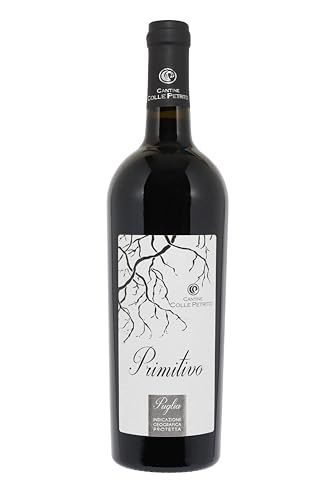 Vinho Italiano Tinto COLLE PETRITO Primitivo Puglia Garrafa 750ml