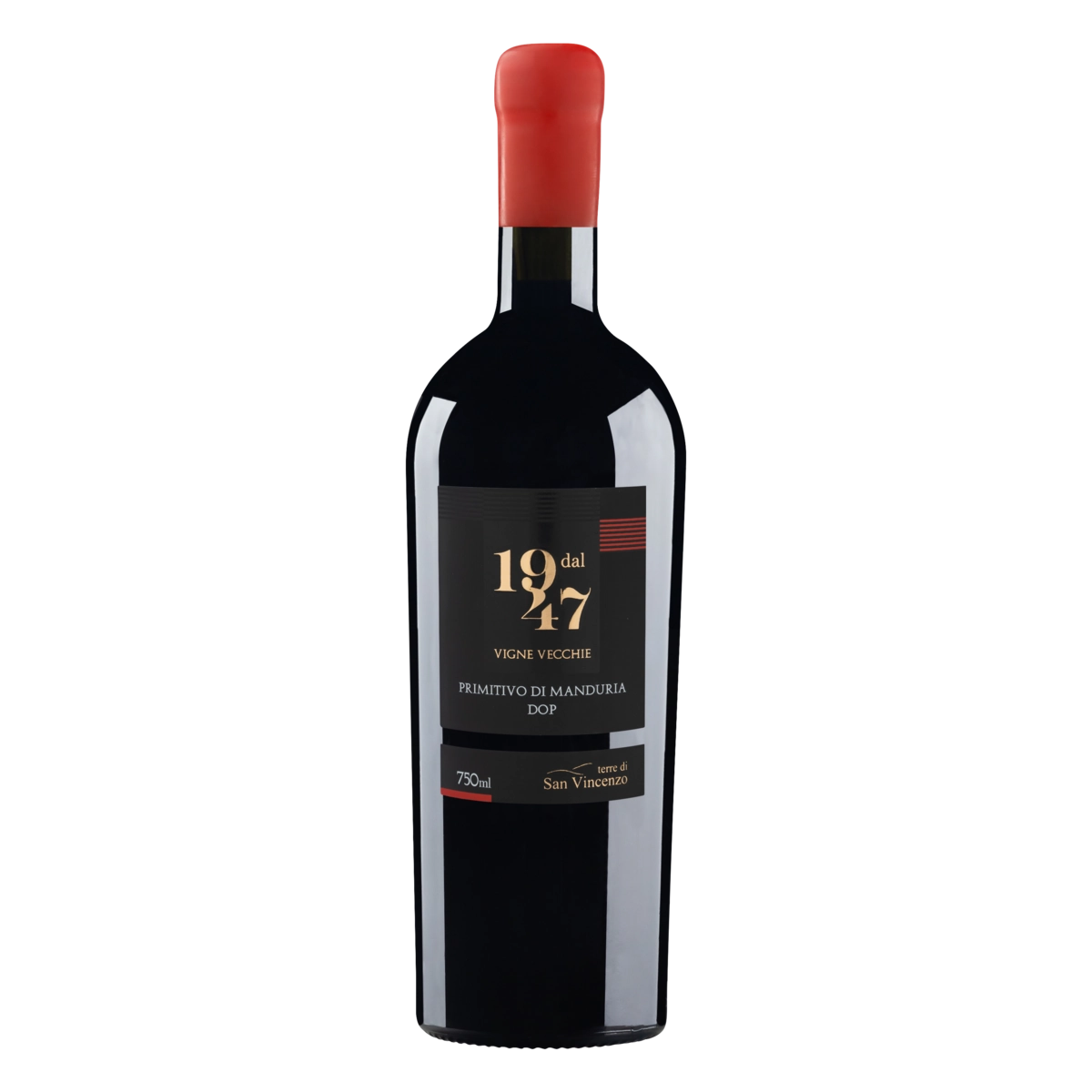 Vinho Italiano Tinto 1947 PRIMITIVO DI MANDURIA Garrafa 750ml