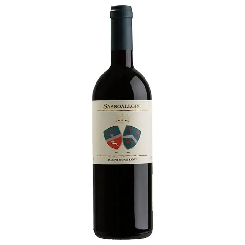 Vinho Italiano Tinto Sassoalloro Sangiovese Toscana Garrafa 750ml