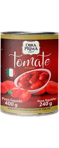 Tomate Pelado Obra Prima 400g