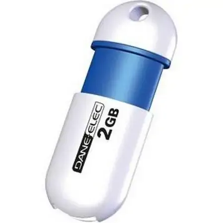 Dane Elec Capless 2 Gb Pen Drive Da Zmp 02g Ca W1 R