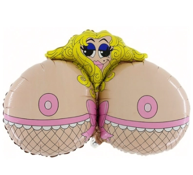Balao Metalizado Ms Boobies 36