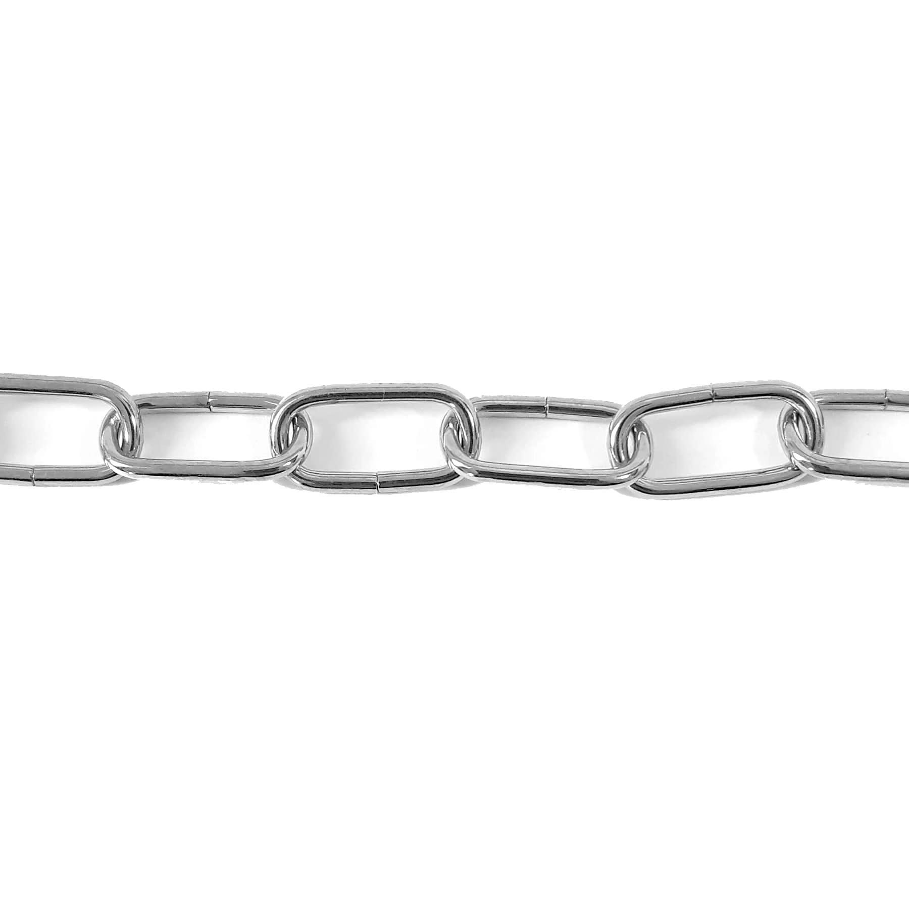 Corrente Elo Reto 2,0mm até 15kg Aço Inox 1M