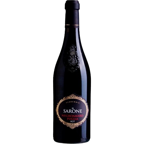 Vinho Italiano Tinto Sarone Negroamaro Puglia Mgm 750 Ml