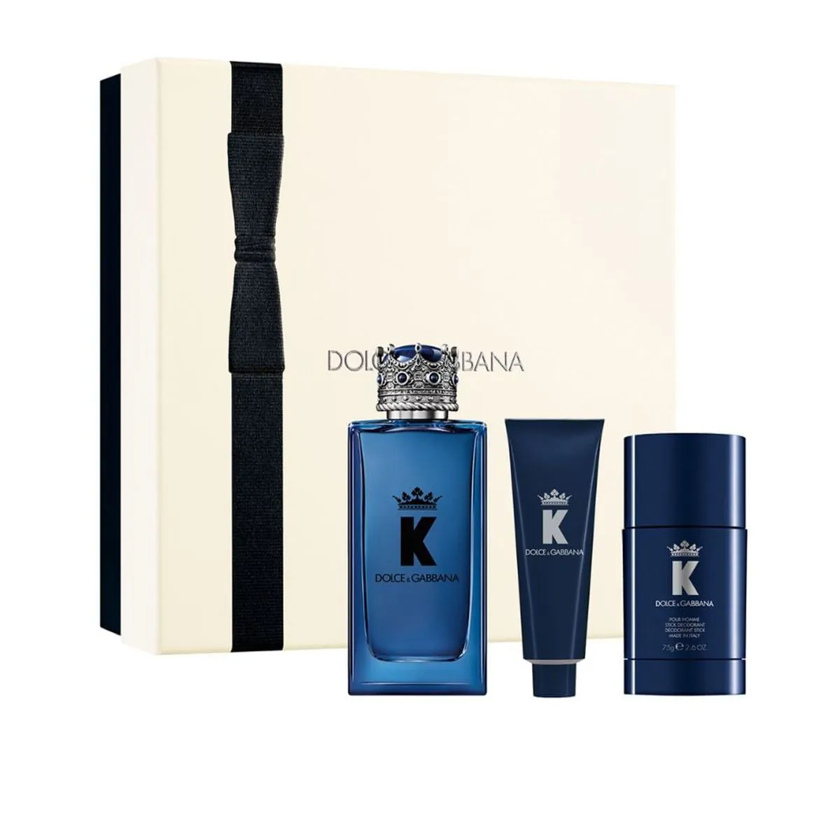 Dolce & Gabbana Coffret K By DG Eau De Parfum 100ml + Gel De Banho 50ml + Desodorante 75g
