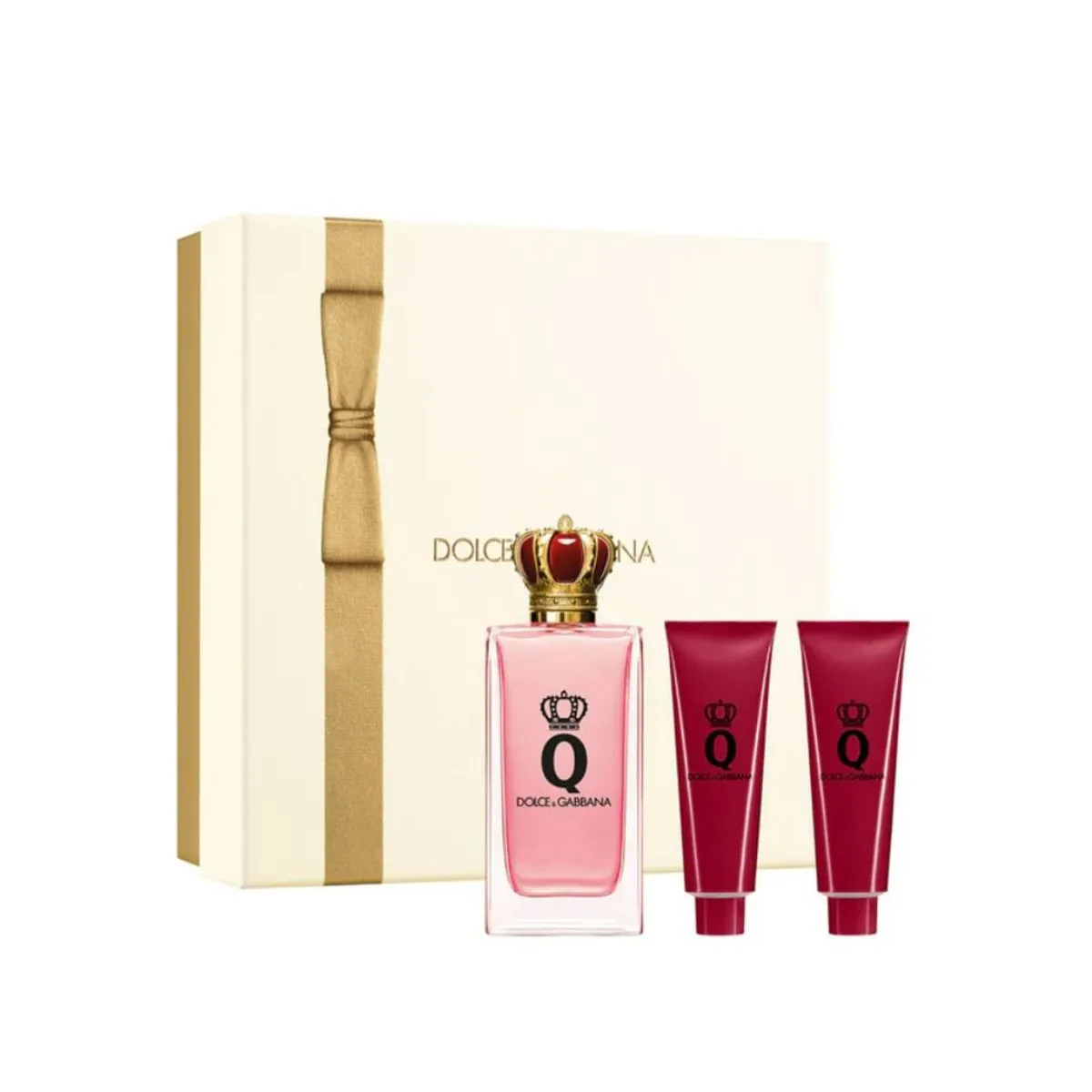 Dolce & Gabbana Coffret Q By DG Eau de Parfum 100ml + Gel de Banho 50ml + Loção Corporal 50ml