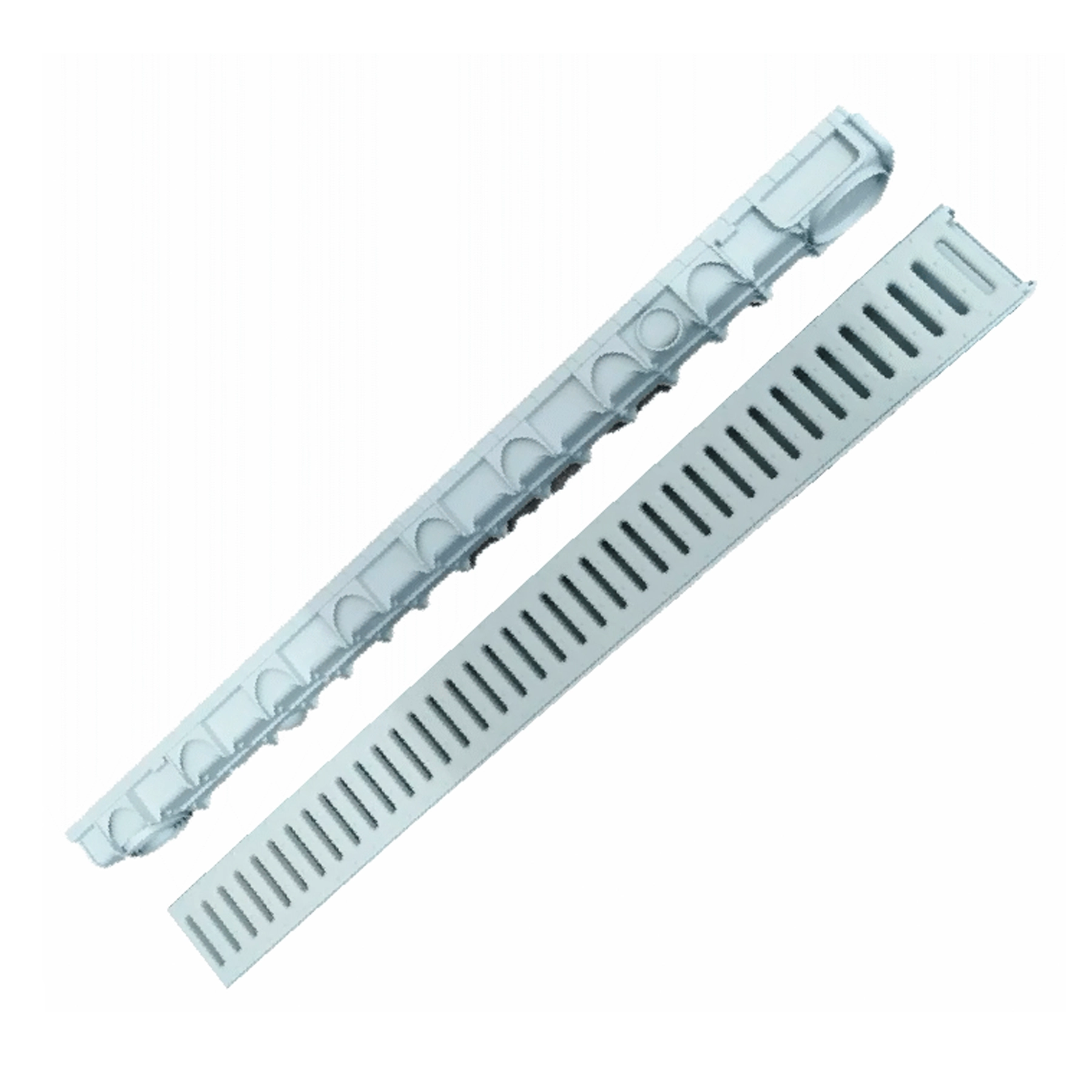 Canal Cinza Compact Grelha H3.5 100 X 11 X 5,7 Odem