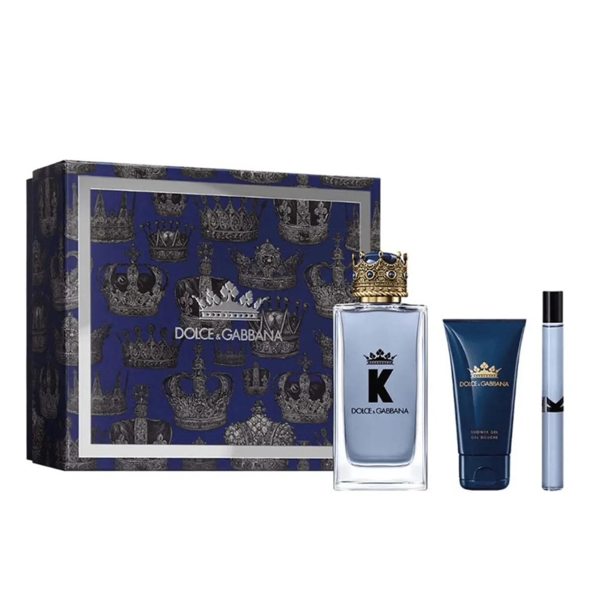 Dolce & Gabbana Coffret Masculino K By Dolce & Gabbana Eau De Toilette 100ml + Gel de Banho 50ml + T