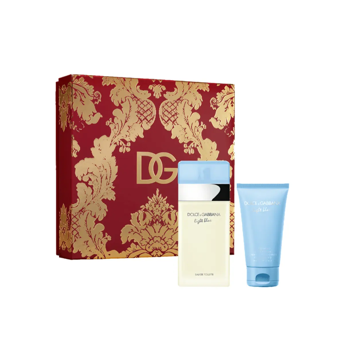 Dolce & Gabbana Coffret Feminino Light Blue Eau De Toilette 100ml + Creme para o Corpo 50ml