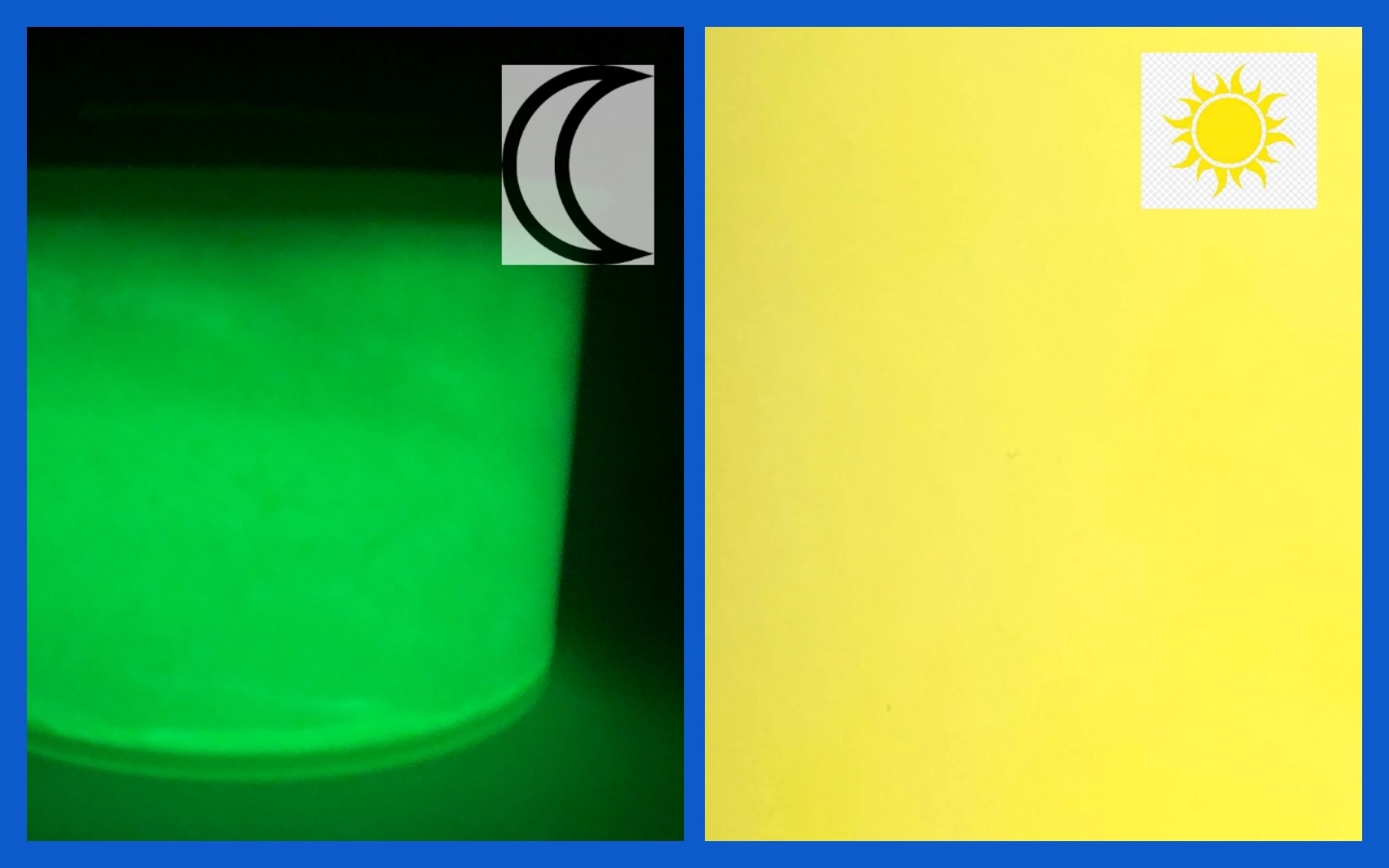 900ml Tinta Glow Corion Luminescente. Brilha No Escuro Sem Luz Negra Amarelo Neon