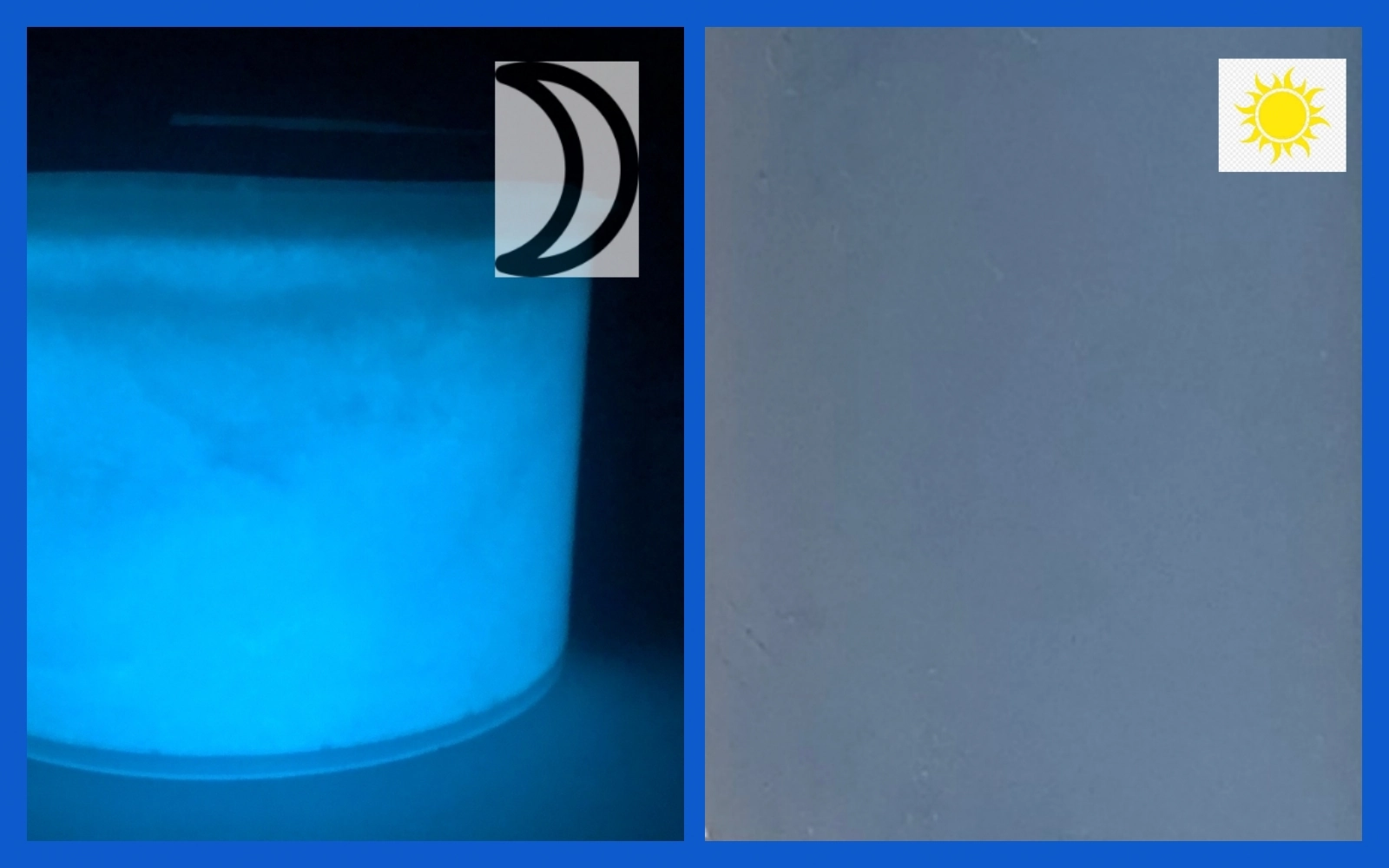 900ml Tinta Glow Corion Luminescente. Brilha No Escuro Sem Luz Negra Azul Neon