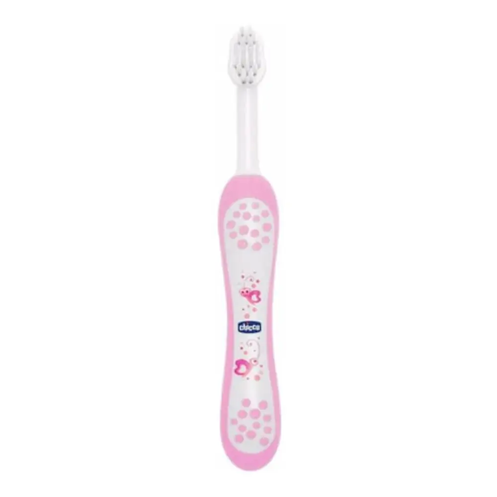 Escova De Dentes Chicco 6M+ Rosa