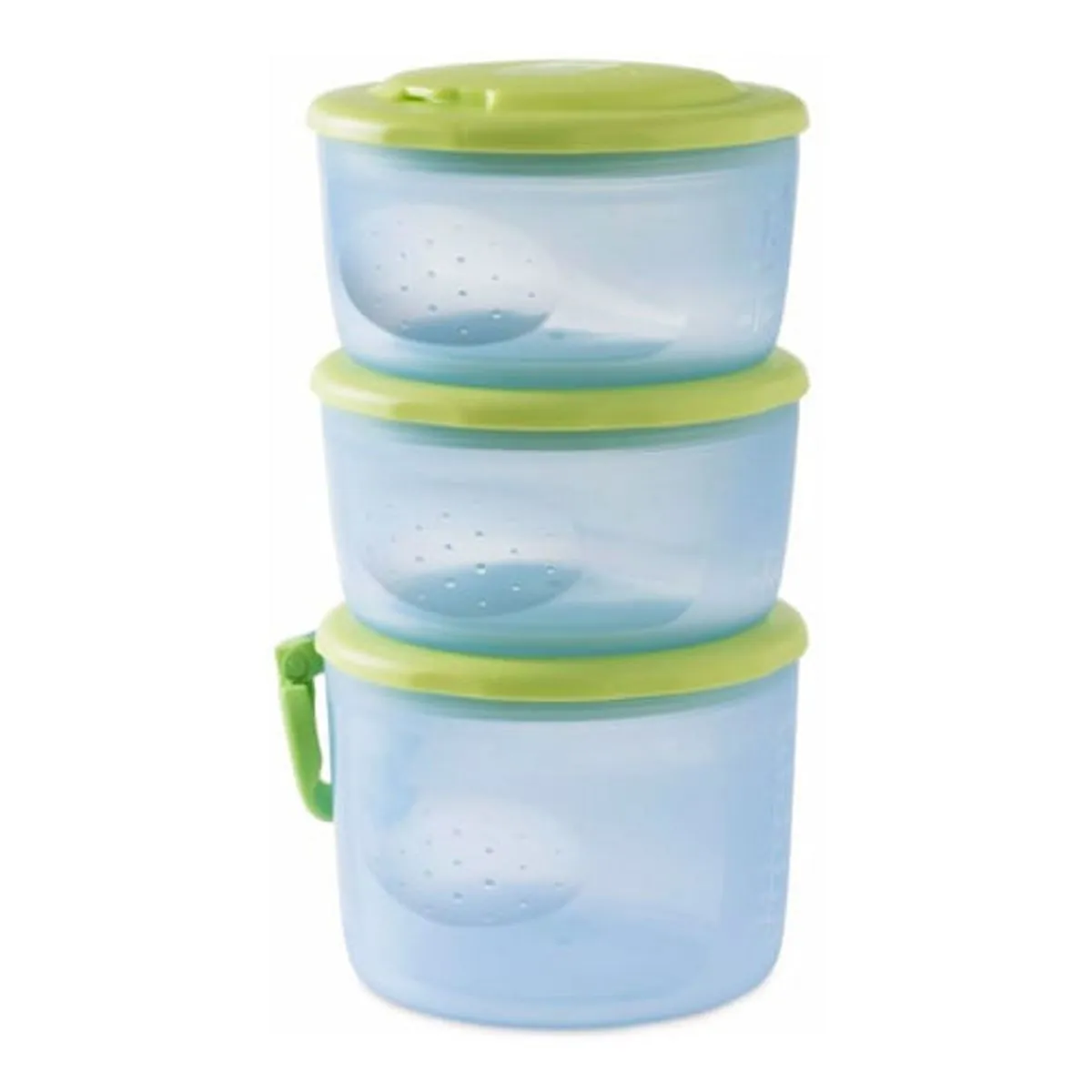 Recipiente De Comida Chicco Branco e Verde