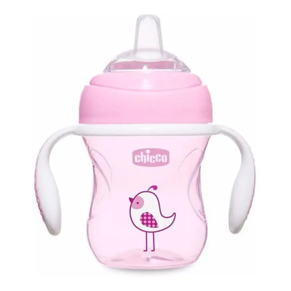 Copo de Transição Transition Cup 4M+ Chicco Rosa