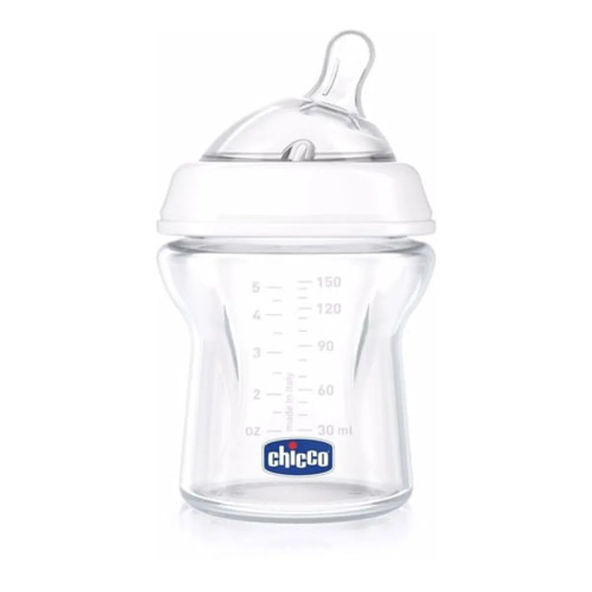Mamadeira Step Up 0m+ 150ml Fluxo Normal Chicco Branca