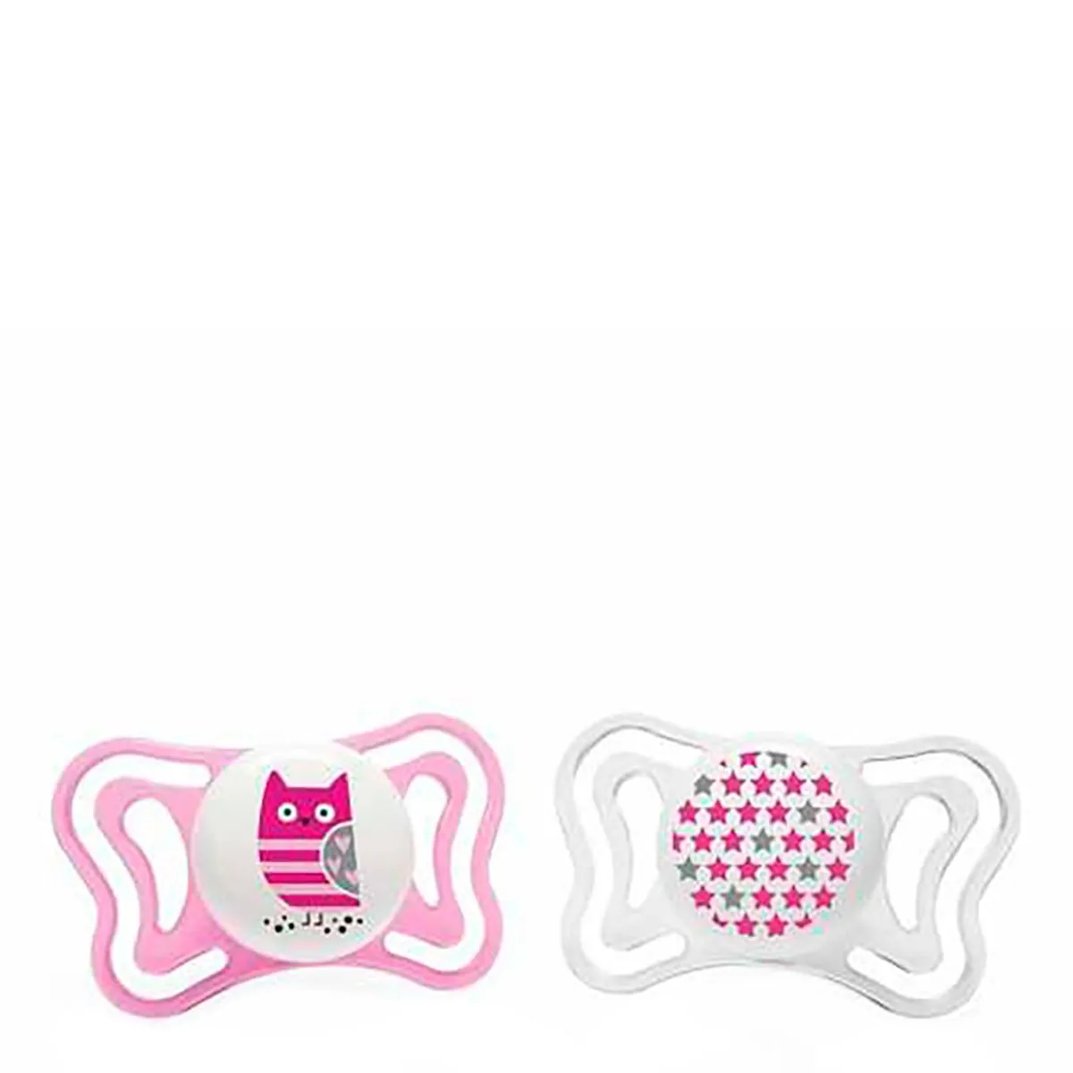 Chupeta Chicco Physio Light 2-6 Meses Rosa 2 Unidades