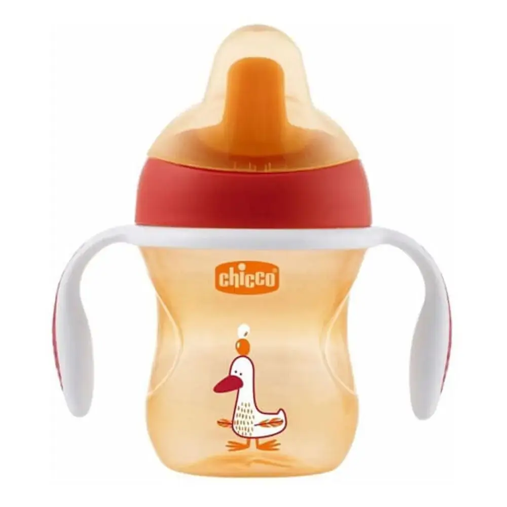 Copo Training Cup 200 ml Chicco 6m+ Pato Laranja