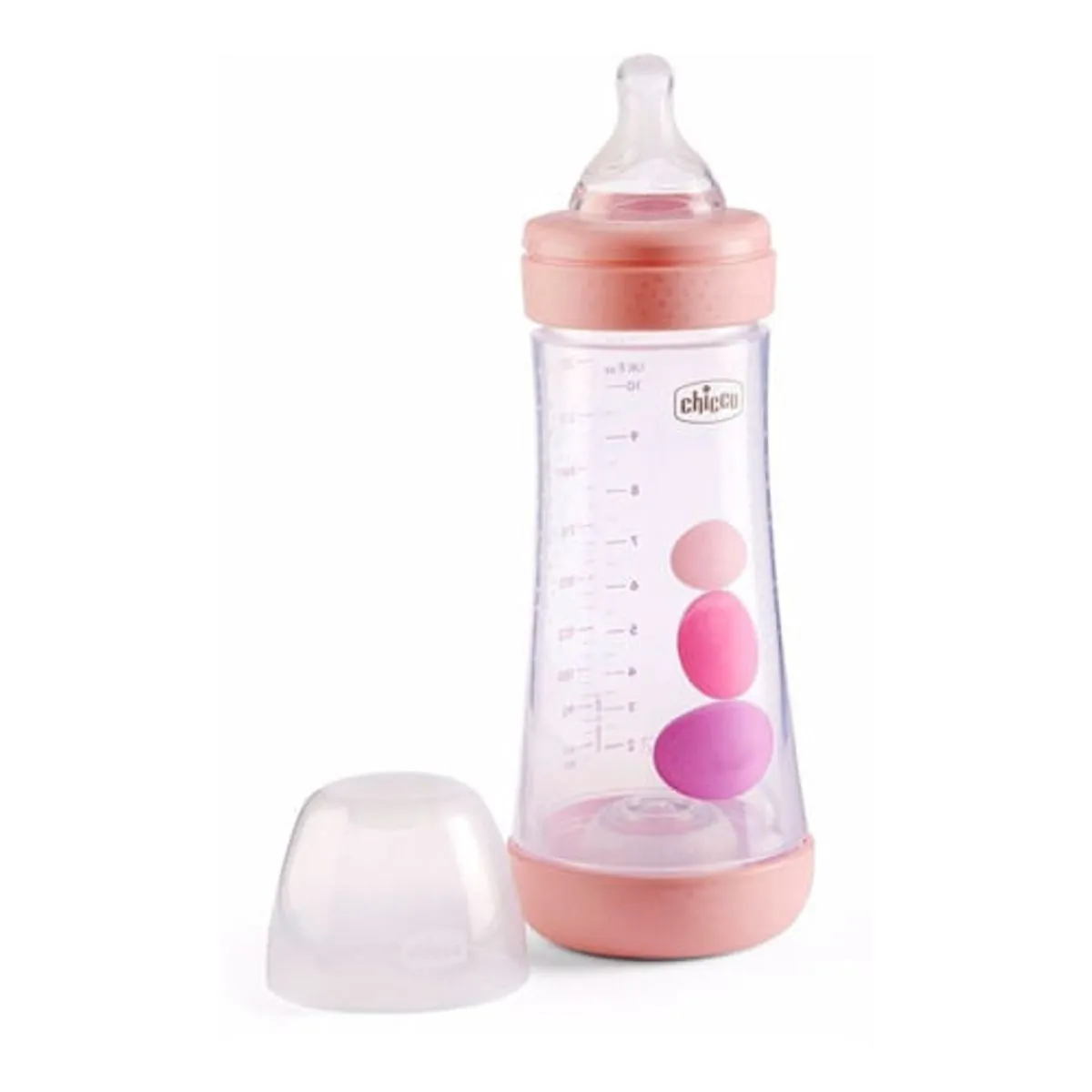 Mamadeira Perfect 5 300ML Fluxo Rápido Chicco Rosa