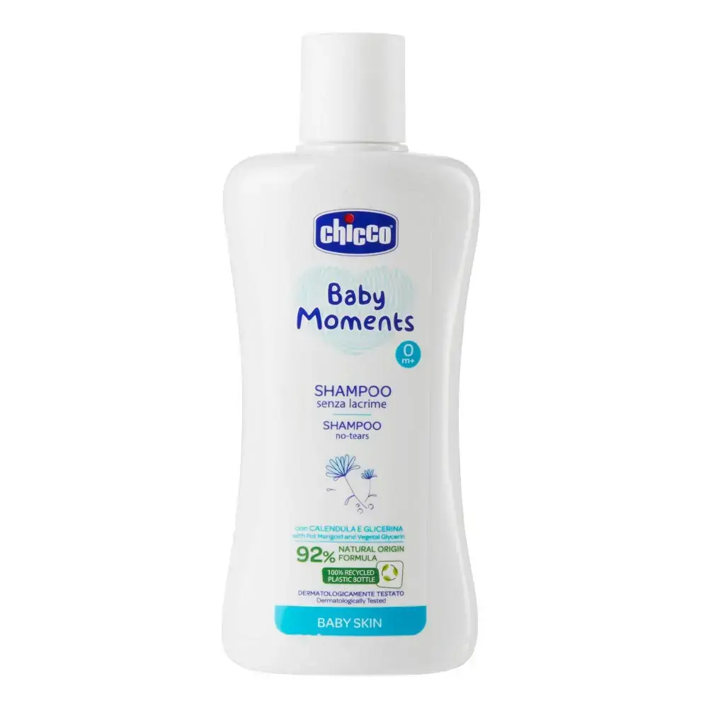 Shampoo Chicco Baby Moments Calendula e Glicerina 200ml