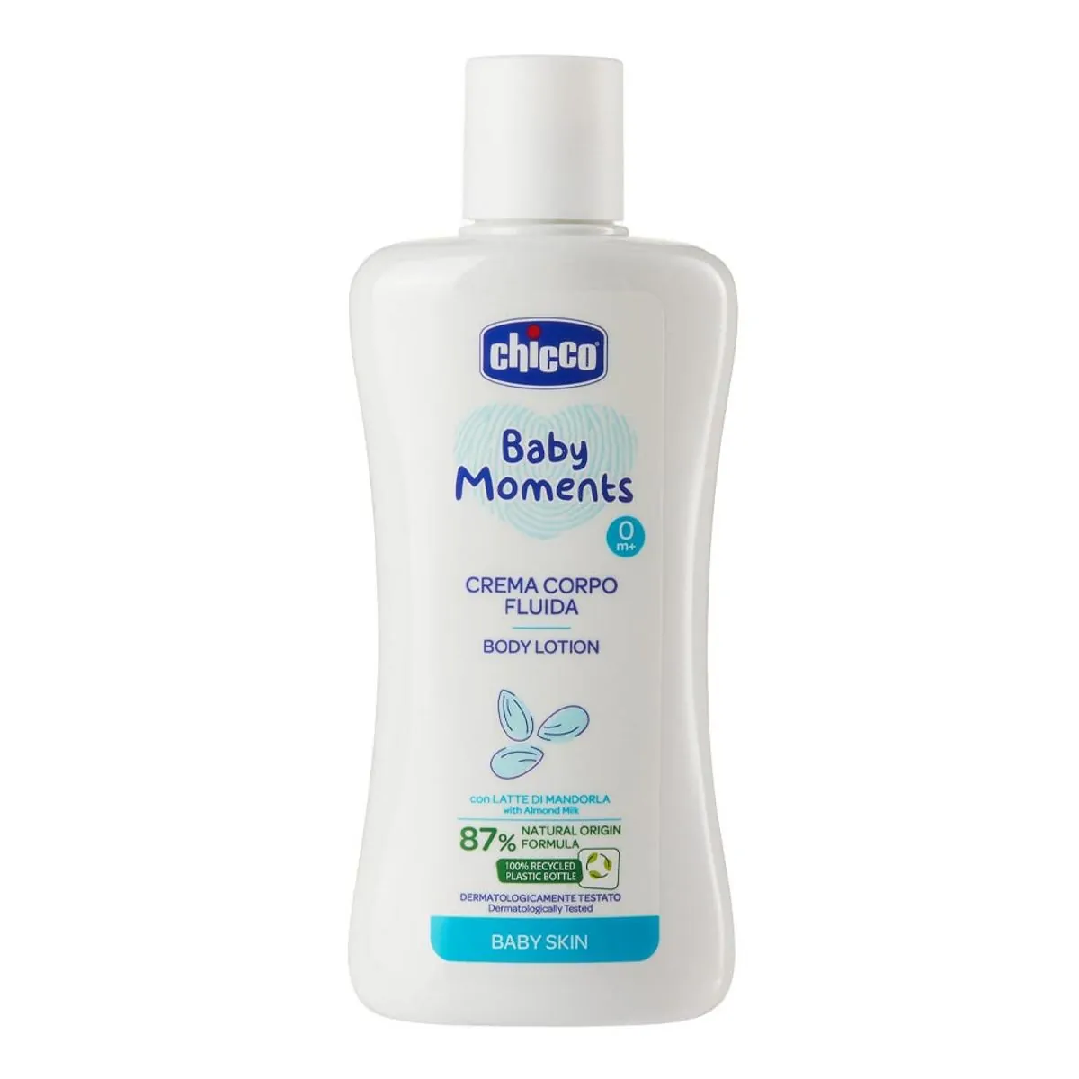 Creme Corporal Chicco Baby Moments Pele Delicada 200ml