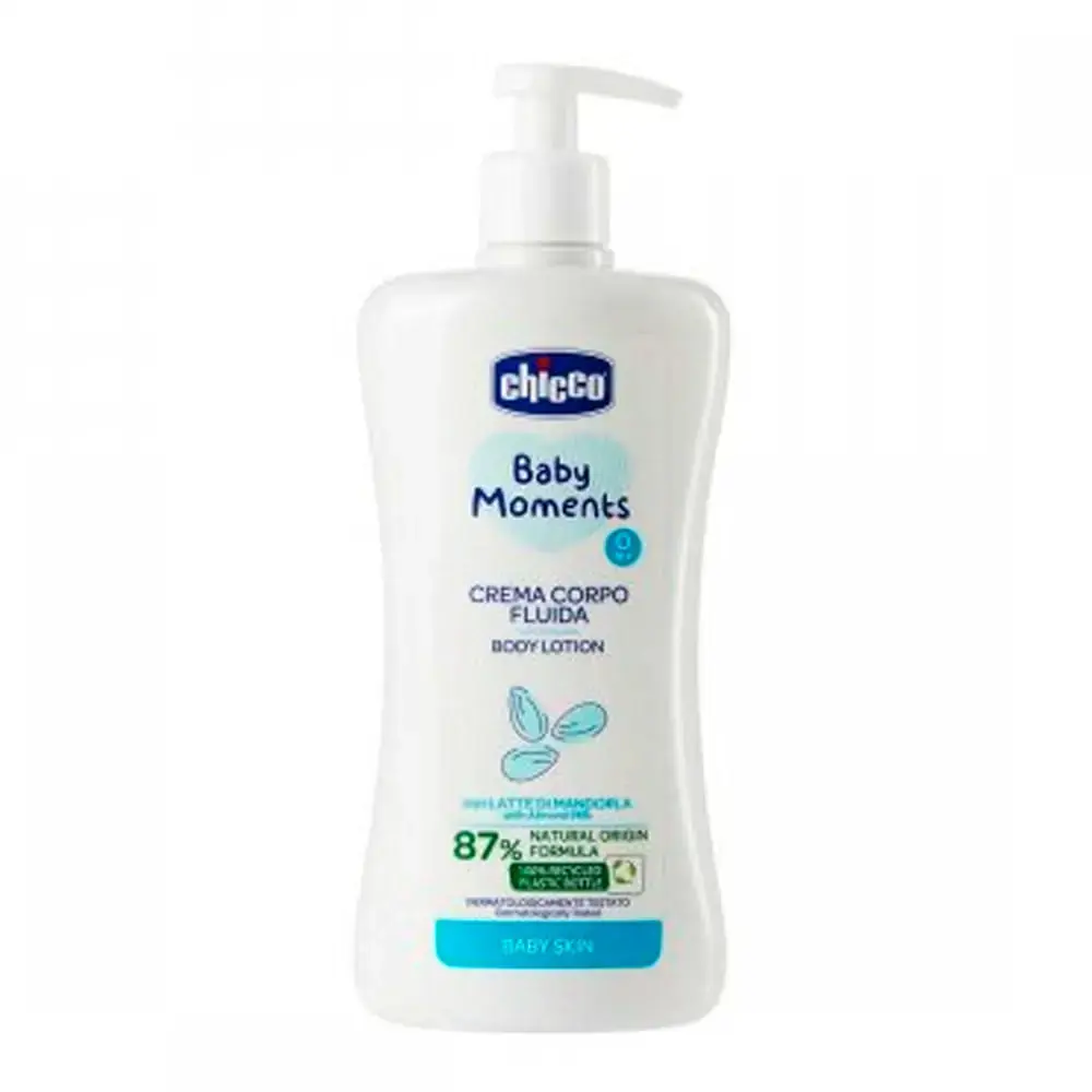 Creme Corporal Chicco Baby Moments Pele Delicada 500ml